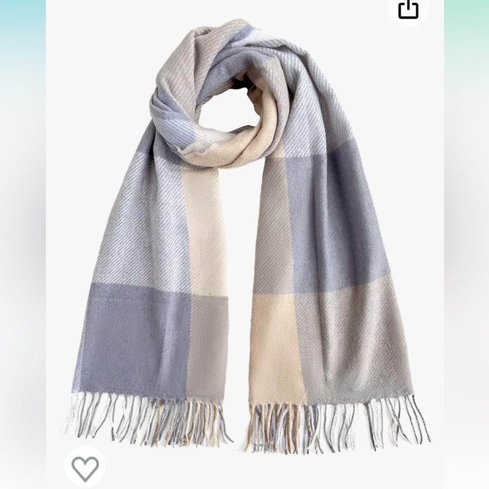 Cashmere feel, soft woman’s blanket scarf - Picture 1 of 3
